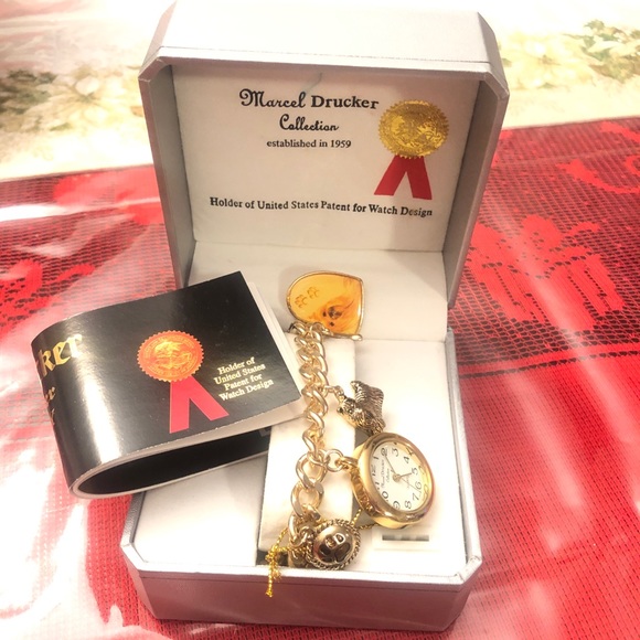 ❣️BNWB❣️Marcel Drucker puppy lover bracelet watch - Picture 1 of 3